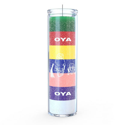 Orisha Screened Candles - Afro-Cuban Spiritual Candles